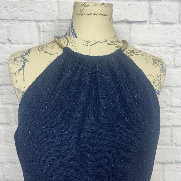 Eliza J Navy Blue Cocktail Dress - Picture 2 of 10